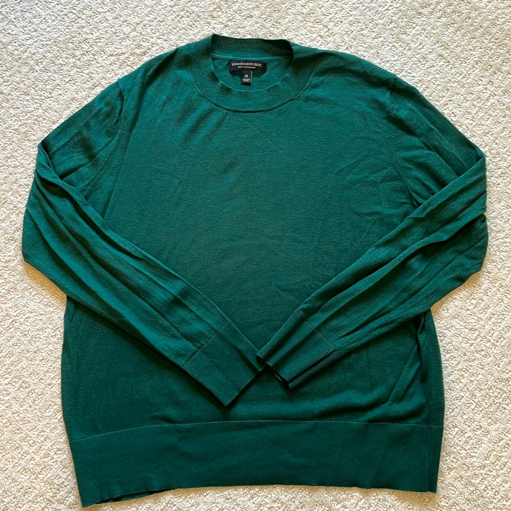 Banana Republic Silk Cashmere Crewneck Sweater